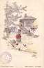 CPA BELLE Carte Postale FANTAISIE ILLUSTRATION PRECURSEUR La Ferme TBE 1901 - Fermes