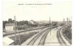 Bondy (93)  :  Vue Sur La Gare Et Les Quais De La Voie De Chemin De Fer Env 1910. - Bondy