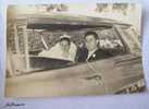 AUTOMOVIL NOVIOS - Voiture De Mariage - WEDDING CAR - BARCELONA 1966 - Fotos Dedicadas