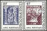 LM0203 Luxembourg 1973 Architectural Style Altars 2v MNH - Ungebraucht