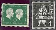 WEST GERMANY - 1954 SELECTION 2 STAMPS - V1458 - Unused Stamps