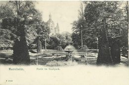 AK Mannheim Partie Im Stadtpark 1907 #24 - Mannheim