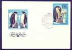 Union Sovietica Soviet Union Russia URSS 1978 Birds Oiseaux Aves Pinguins Fauna Antarctica FDC - Pinguïns & Vetganzen