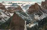 10647   Canada  Canadian  Rockies  Castle  Crags, Lefroy, Hazel And Lake  Agnes   VG  1913 - Otros & Sin Clasificación