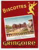 Buvard Biscottes GRINGOIRE - 19*15cms - Biscotti