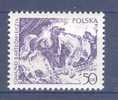 Poland 1979 Mi. 2607   50 Gr Polnische Grafiken Blitze : Holzschnitt Von Edmund Bartlomiejckyk Pferd Horse MNH** - Ongebruikt