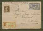 FRANCE N° 139 & 144  Obl. S/Lettre Entiére Recommandée - Cartas & Documentos