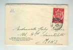 631/12 - Timbres à SURTAXE - Lettre TP St Martin FLORENNES 1943 Vers MONS - TARIF 1 F - Cartas
