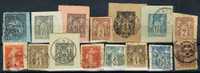 Lote  Fragmentos Entero Postal FRANCIA - Lots Et Collections : Entiers Et PAP