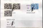 Nordland Gemeinschaft 1969 Schweden 629/0A,C/D FDC 4€ Alte Schiffe Historische Gogge Cover EUROPA Sympathie-Ausgabe - 1969