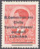 LUBIANA - Co. Ci - 1941. - Sassone .No. 34 - MNH - Missing Letter ,,i,, - Ljubljana