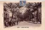 CPA De LUNEL - Avenue Victor Hugo - Très Animée - Lunel