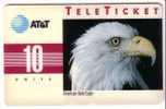 AMERICAN BALD EAGLE ( USA - AT&T Card ) Eagle Aigle Adler Aguila Aquila Birds Of Prey Raptors Raptor Bird Rapace Rapaces - AT&T