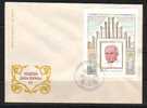 POLAND FDC 1979 GOLD M/S & STAMPS 1ST VISIT OF POPE JOHN PAUL II JP2 TO HIS HOMELAND Religion Church Cathedral - FDC