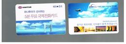 COREA DEL SUD (SOUTH KOREA)  - (REMOTE)  -  LOT OF 2 DIFFERENT  - USED   -  RIF. 1826 - Corée Du Sud