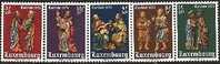 LM0208 Luxembourg 1973 Church Sculpture Shepherd 5v MNH - Ongebruikt