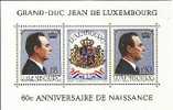 LM0258 Luxembourg 1978 Grand Duke Ginn And Princess Charlotte S/S(2) MNH - Unused Stamps