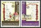 LM0295 Luxembourg 1982 Europe Historical Event Constructs 2v MLH - Unused Stamps