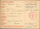 Carte Croix-Rouge Recherche De Militaire Du 7-6-1944avec Cachet Dela Croix-rouge De Genève Et De La Mission Catholique D - Croce Rossa