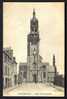 CPA  ANCIENNE- FRANCE- LANDERNEAU (29)- L'EGLISE SAINT-HOUARDON EN GROS PLAN DE FACE- L'HORLOGE- ANIMATION - Landerneau