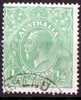 Australia 1914 King George V 1/2d Green - Single Crown Wmk Used- Actual Stamp - Centred Left - SG20 - Usados