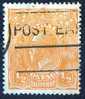 Australia 1918 King George V 1/2d Orange - Single Crown Wmk Used - Actual Stamp - Post Early - SG56 - Oblitérés
