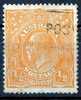 Australia 1918 King George V 1/2d Orange - Single Crown Wmk Used - Actual Stamp - Post - SG56 - Used Stamps