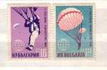 Bulgaria / Bulgarie 1960 Parachute Championship  2v.-MNH - Fallschirmspringen