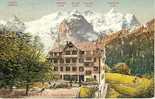-suisse - Ref B505-  Hotel Wetterhorn  - Carte Bon Etat - Altri & Non Classificati