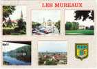 CPM Des MUREAUX  (78) - Le Parc Jean Vauzelle Et L'Eglise - La Place De La Mairie - Le Château De Becheville ... - Les Mureaux