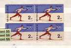 Bulgaria / Bulgarie 1960 Winter Olympic Games - Squaw Valley   1v.-MNH Block Of Four - Hiver 1960: Squaw Valley