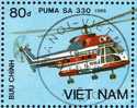 History Helicopters Of The World 1989 Vietnam 2021 Als Block 68 O 2€ Erdöl-Plattform Bloc Souvenir Sheet From Viet Nam - Hélicoptères