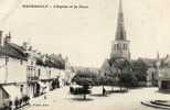 CPA - 21 - MEURSAULT - L'église Et La Place - 736 - Meursault