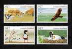 China 2005-15 Xianghai Nature Reserve Stamps Red-crowned Crane Eagle Duck Lake Wetland - Water