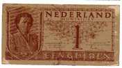 BILLET PAYS-BAS - P.72 - 1 GULDEN - 08/08/1949 - REINE JULIANA - 1 Gulden