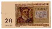 BILLET BELGIQUE - ROYAUME - TRESORERIE - P.132b - 03/04/56 - 20 FRANCS  - P. DE MONTE - R. DE LASSUS - 20 Francs