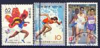 #Japan. SPORT: Running. 3 Different. Cancelled(o) - Used Stamps