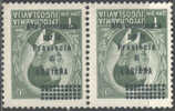 1941 LUBIANA - ALTO COMMISSARIO - SOPRASTAMPA CAPAVOLTA 1 D MHN**-CERTIFICATO J.BAR - Duitse Bez.: Ljubljana