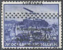 1941 LUBIANA - POSTA AEREA  R. COMMISSARIATO -  SOPRASTAMPA  IN  ALTO  - 30 D - USATO - CERTIF. J.BAR - Ljubljana