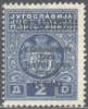 1941 LUBIANA - SEGNATASSE  R. COMMISSARIATO -  SOPRASTAMPA  DIFFERENT -  2 D - MNH** - CERTIF. J.BAR - Albanien