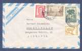 Argentina Airmail Via Aerea BUENOS AIRES 1951 Cover Kulmbach Alemania Germany Puma San Martin Tierra Del Fuego - Poste Aérienne