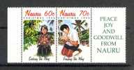 Nauru Scott # 431a MNH VF Christmas Complete With Tab   (G 33 ) - Nauru