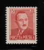 POLAND 1950 BIERUT NHM President Leader Communism Socialism Famous People - Ungebraucht