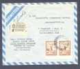 Argentina Airmail Registered Certificado RANCHE GRANDE HOTEL Villa General Belgrano 1973 Cover FRANKFURT Germany - Airmail