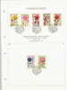 CS 1965 Mi 1583-9 Yt 1448-1454 Used Flowers Set - Unused Stamps