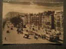 SPAIN Barcelona Little Postcard Photo Foto Street Tranvia Tramway Colon Columbus Caravel America Discouver Hispanidad - Christophe Colomb