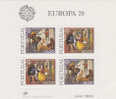 Portugal-1979 Europa Souvenir Sheet  MNH - Institutions Européennes