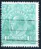 Australia 1918 King George V 1.5d Green - Single Crown Wmk Used - Actual Stamp - Centred Left, Line Cancel - SG61 - Gebruikt