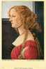 Sandro Botticelli Bildnis Einer Jungen Frau. Kaiser Friedrich Museum Zu Berlin. Weiss O9. - Peintures & Tableaux