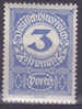 OOSTENRIJK - Briefmarken - 1919/21 - Nr 87 - MH* - Segnatasse
